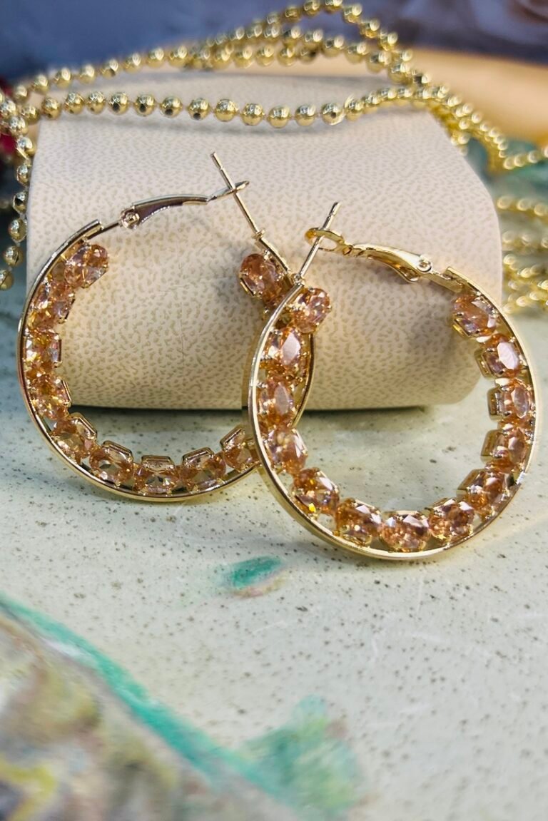 Golden bali brown inside beads