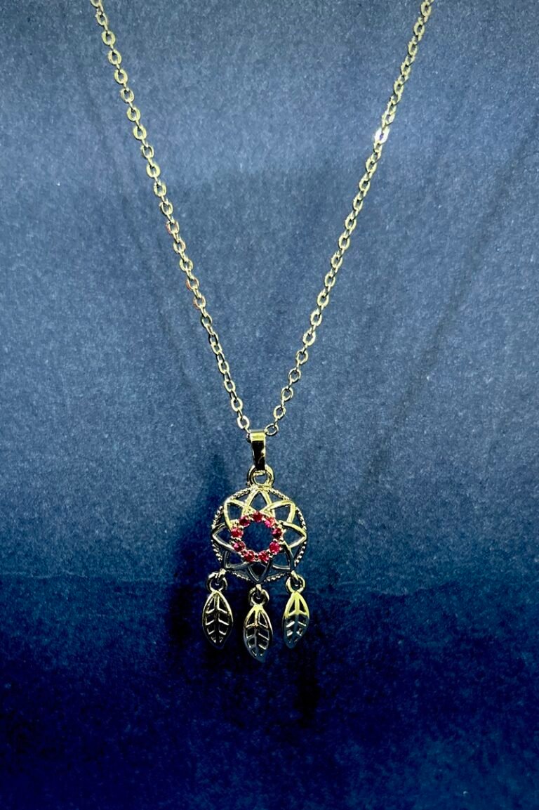 Silver leave locket (2)